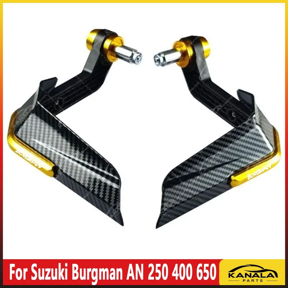 CNC Handguard Handlebar Windshield Protector For Suzuki Burgman AN 250 400 650 Foto 3 de 4