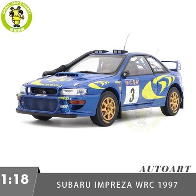 1/18 Subaru Impreza WRC 1997 #3 Autoart 89792 Safari Winner Diecast Model Car