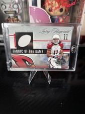 2006 Leaf - Fabric of the Game Larry Fitzgerald #FOTG-109 Football Die-Cut /100