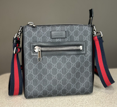 Gucci GG Crossbody Messenger Bag - 523599  Authentic