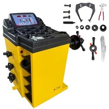 110v 12-24 Rim Wheel Balancer Tire Repair And Wheel Balancing Shop Equipment