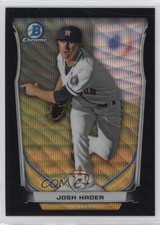2014 Bowman Draft Top Prospects Chrome Black Wave Refractor Josh Hader 2s2