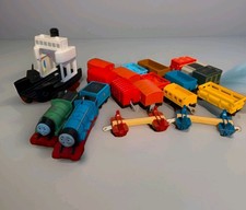 Percy and Gordon W/ Rolling Stock Lot Trackmaster Thomas Friends