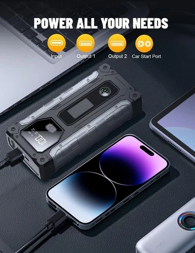 Car Jump Starter  4000A, Jump Starter Battery Pack for Up to10.0L Gas8.0L Diesel - Picture 11 of 15