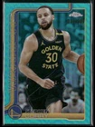 Stephen Curry #/299 Teal Refractor 2025-26 Topps Chrome Warriors