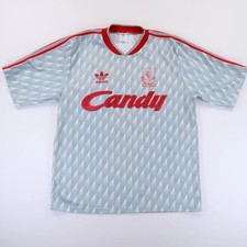 Original Authentic Liverpool F.C 1989/91 Away Shirt - L