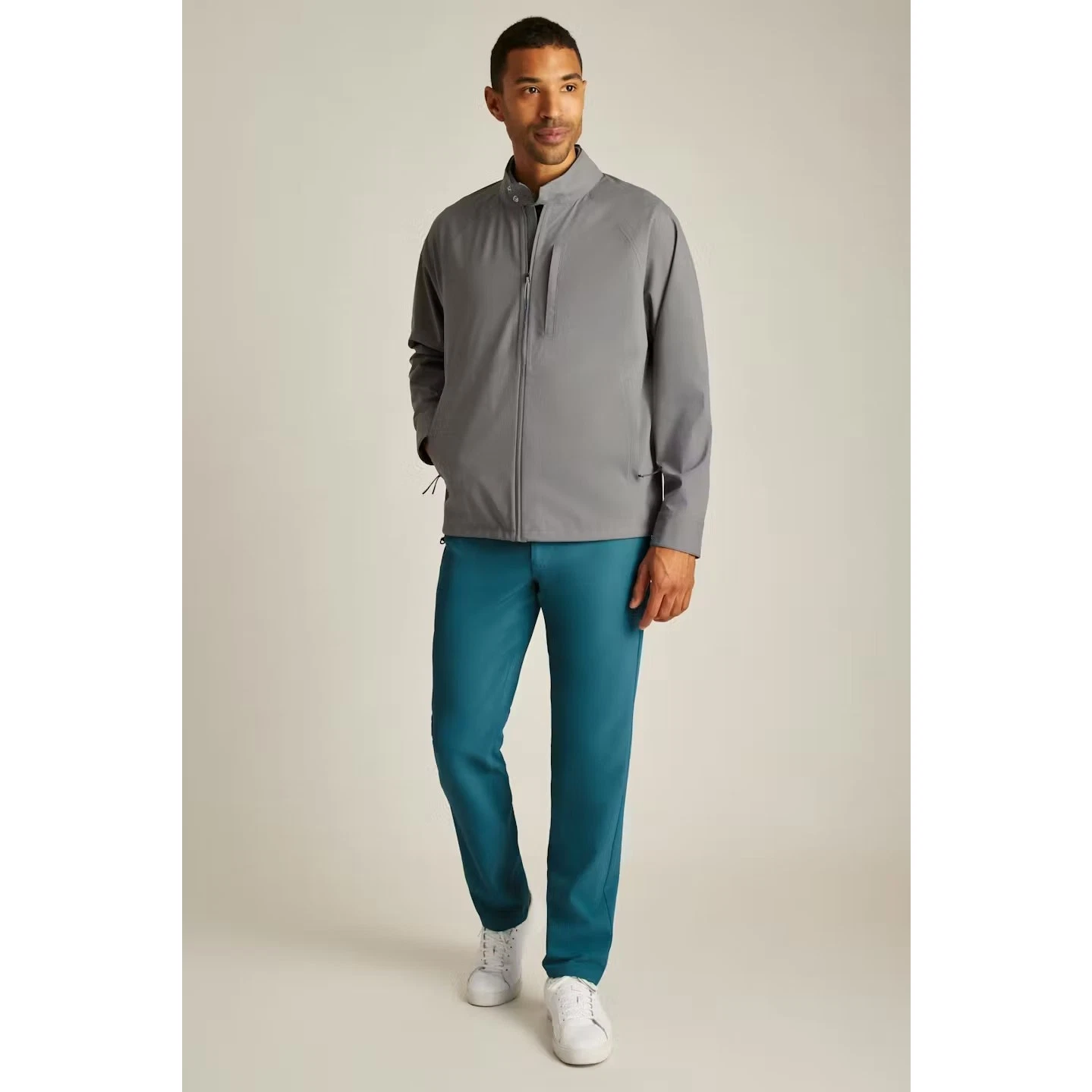 Bonobos gray Elements Shell Golf Jacket sz XL water resistant $189