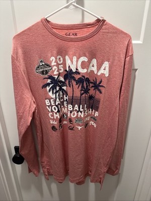 2025 NCAA Division I Women's Volleyball Championship Shirt Large Striped NWT