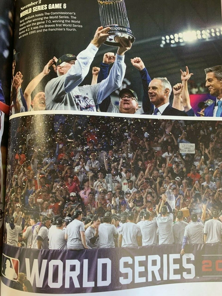 2022 ATLANTA BRAVES YEARBOOK MLB COMMEMORATES 2021 WORLD SERIES CHAMPIONS 348 PG - Image 4 of 4