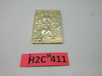 Pokemon TCG: Gold Plated Mewtwo Card | eBay