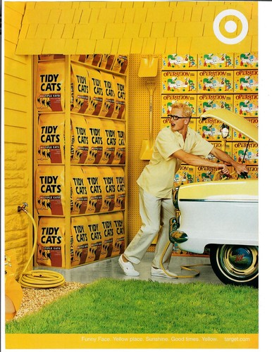 2001 Original Vogue Magazine Print Ad Target Bright Yellow Graphics Cheerios MnM - 第 3/3 張圖片