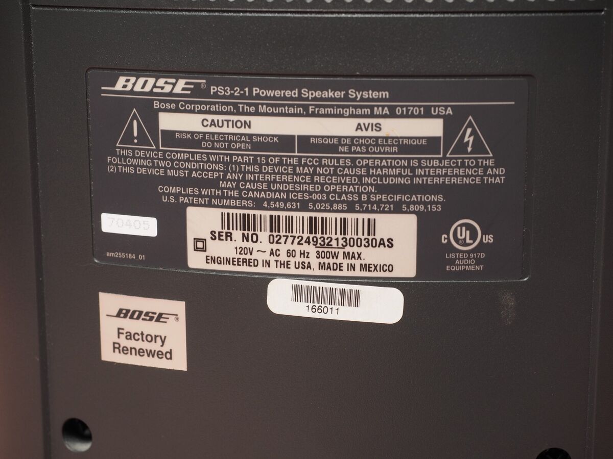 Bose 3·2·1 2.1 Channel Home Entertainment System Graphite Bose 3·2·1 2.1 Channel Home Entertainment System Graphite