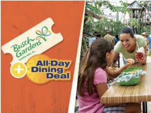 Busch Gardens Tampa Tickets Rabatt Ersparnis All Day Dining