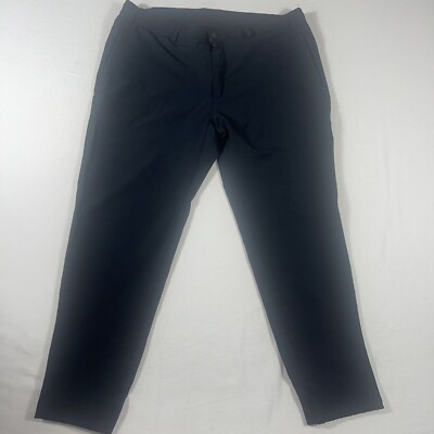 MACK WELDON Radius Pants Black Size 2XL  40 x30 Athletic Casual Travel Golf XXL.