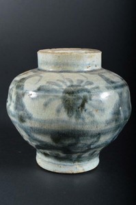 #1240: XF Chinese Blue&White Flower Muffle painting FLOWER VASE Ikebana