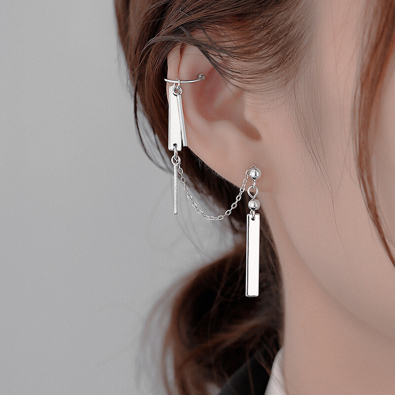 Love and Deepspace Rafayel Eardrop Chain Ear Clip Tassels