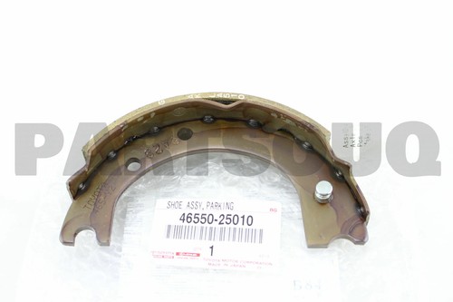 4655025010 Genuine Toyota SHOE ASSY, PARKING BRAKE, RH OR CENTER NO.2 ...