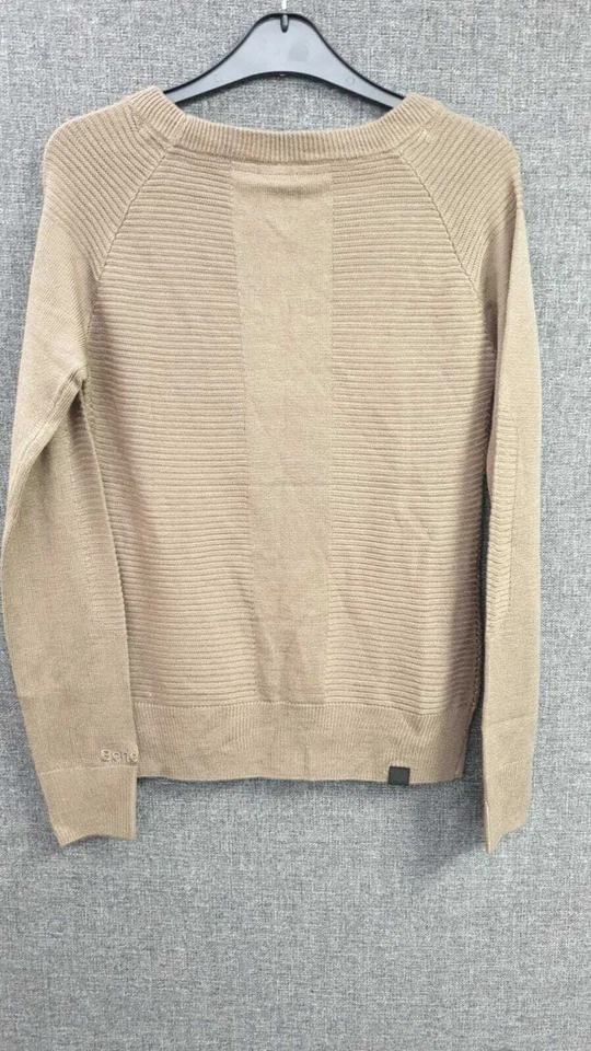 Jersey Bench Damas Tejido Cuello Redondo Caqui Reino Unido XS PVP £40 LN015 QQ 04 Foto 3 de 4