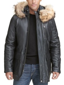 leather parka