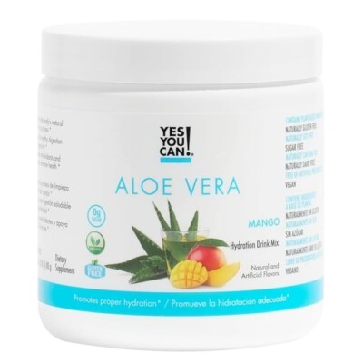 Yes You Can Aloe Vera Drink Mix Sugar Free Drink Mix Powder Mango 1 Pack