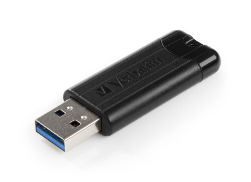 Verbatim PinStripe 3.0 – USB 3.0-Stick 32 GB  – Schwarz