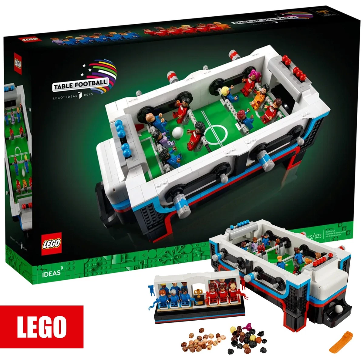 Lego Ideas Table Soccer Set 21337 Mini Figure Football Sports Game Toy  Japan New