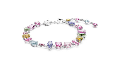 Swarovski 5656427 Braccialetto Gema Taglio misto Multicolore Placcato ...
