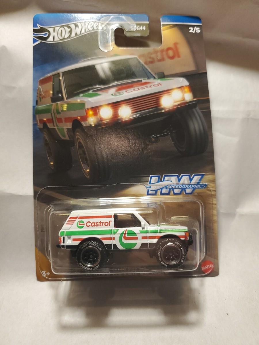 Hot Wheels 2024 HW Speed Graphics Range Rover Classic (Castrol