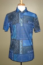 NWT G/Fore Men's Golf Short Sleeve Polo Shirt Size M Color Twilight 120  1