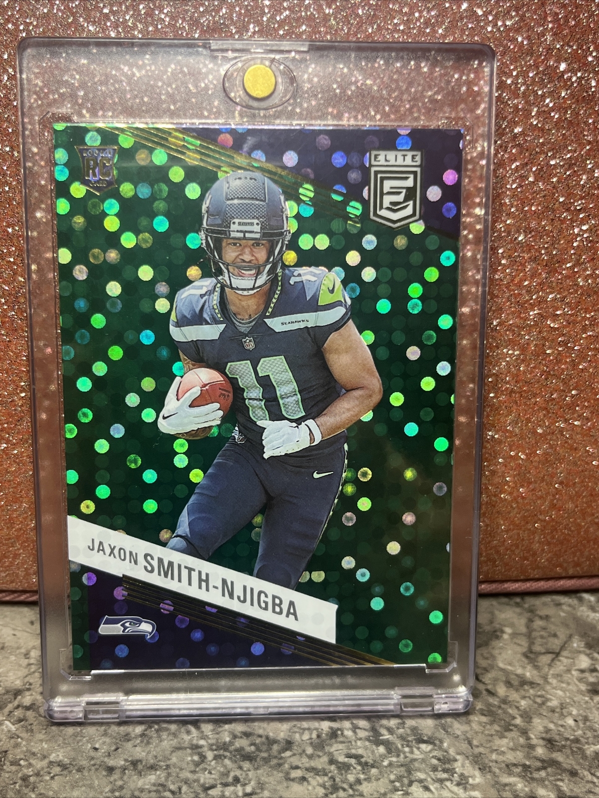 2023 Donruss Elite JAXON SMITH-NJIGBA 📈 Rookie Green Disco 🔥 RC #151 Seahawks