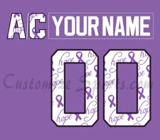 New Jersey Devils Customized Number Kit For 2015 HFC Uniform