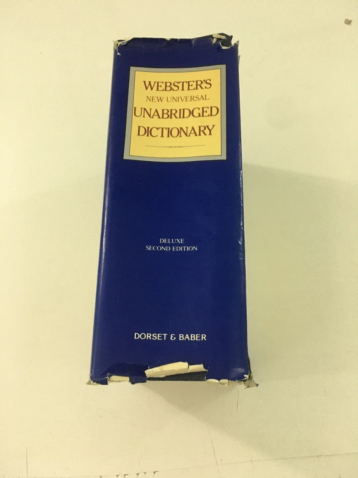 Webster's New Universal Unabridged Dictionary (Hardcover, 1983, Dust Jacket) - Image 3 of 4