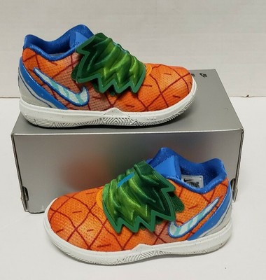 Nike Kyrie 5 SBSP SpongeBob Pineapple House Toddler Sz 8C NEW CN4490-800 NoLid | eBay
