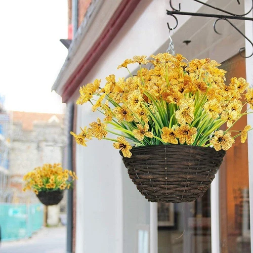 Künstliche Blumen Kunststoff Kunstpflanzen UV beständig Gartendeko Haus Outdoor. - Bild 4 von 21