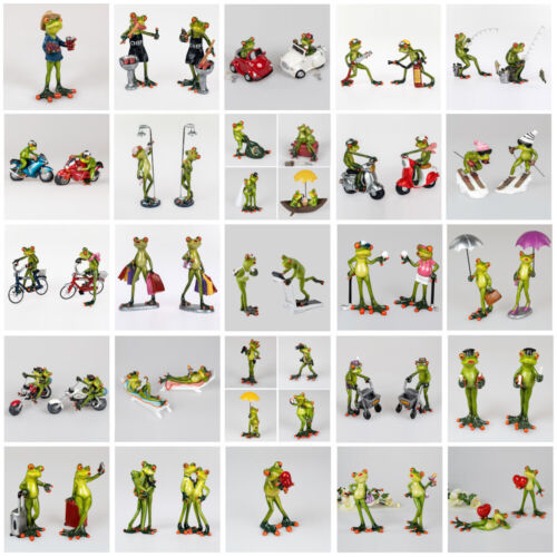 Frösche hellgrün zur Auswahl formano witzige Dekofiguren Tiere Geschen - Bild 1 von 54