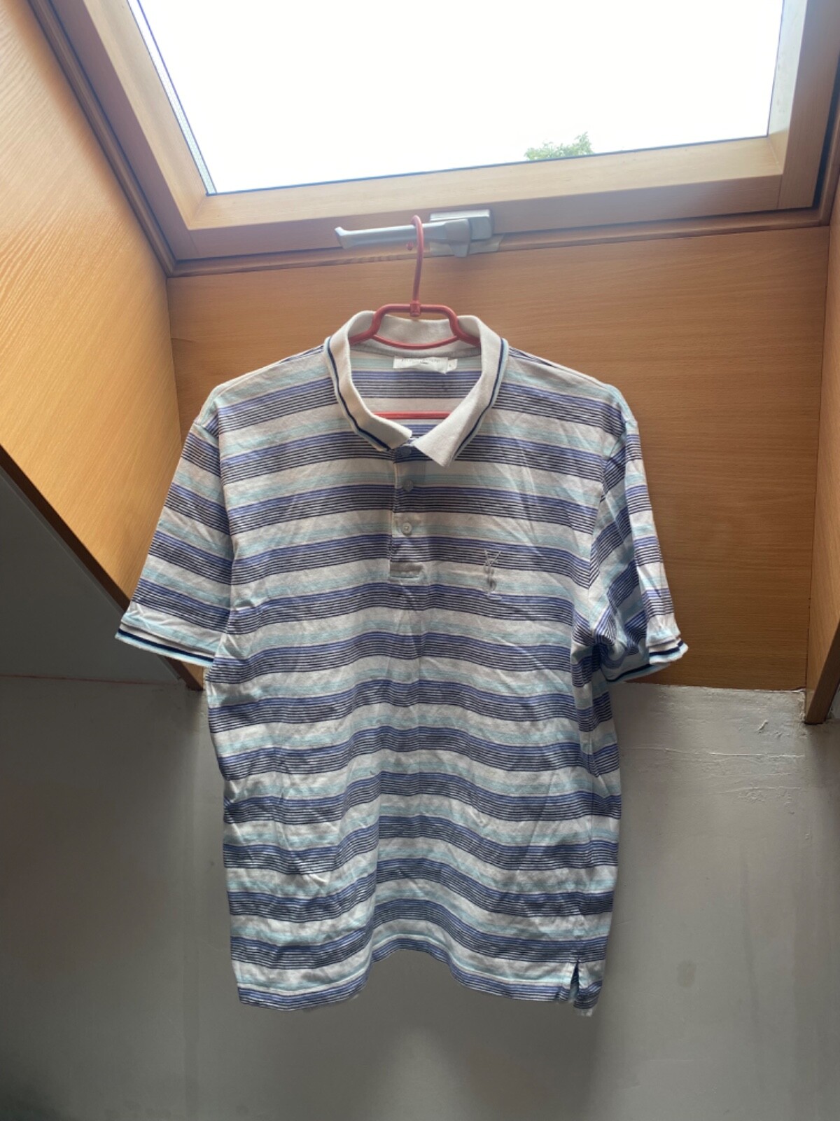 polo ysl uomo xl yves saint laurent vintage grande logo