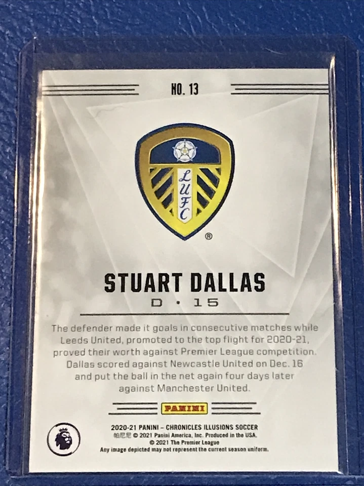 STUART DALLAS 2020-21 Chronicles RC Illusions Purple Astro Leeds United - Image 2 of 2