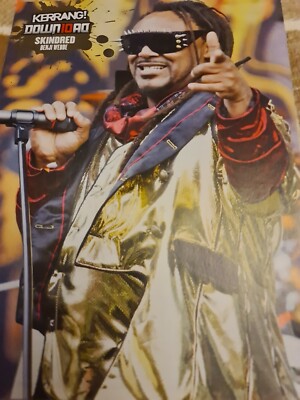 SKINDRED BENJI WEBBE  A4 POSTER KERRANG  MAGAZINE UK  Mint 