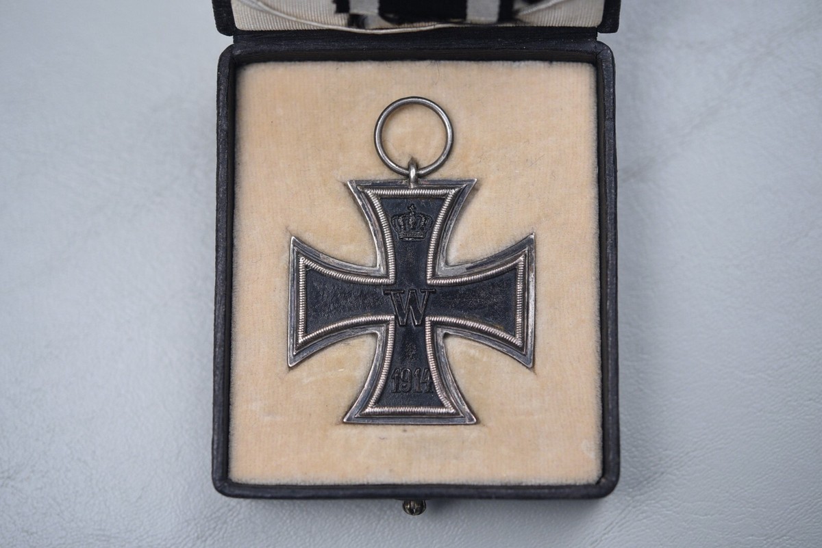 WWI GERMAN 1914 IRON CROSS 2nd CLASS IN DELUXE CASE | eBay