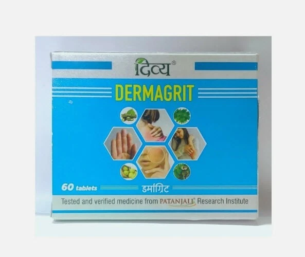 Divya Dermagrit 60 Tabs | Fast Shipping