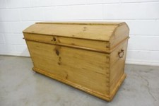 Antike Truhe Kommode aus Weichholz Biedermeier um 1850