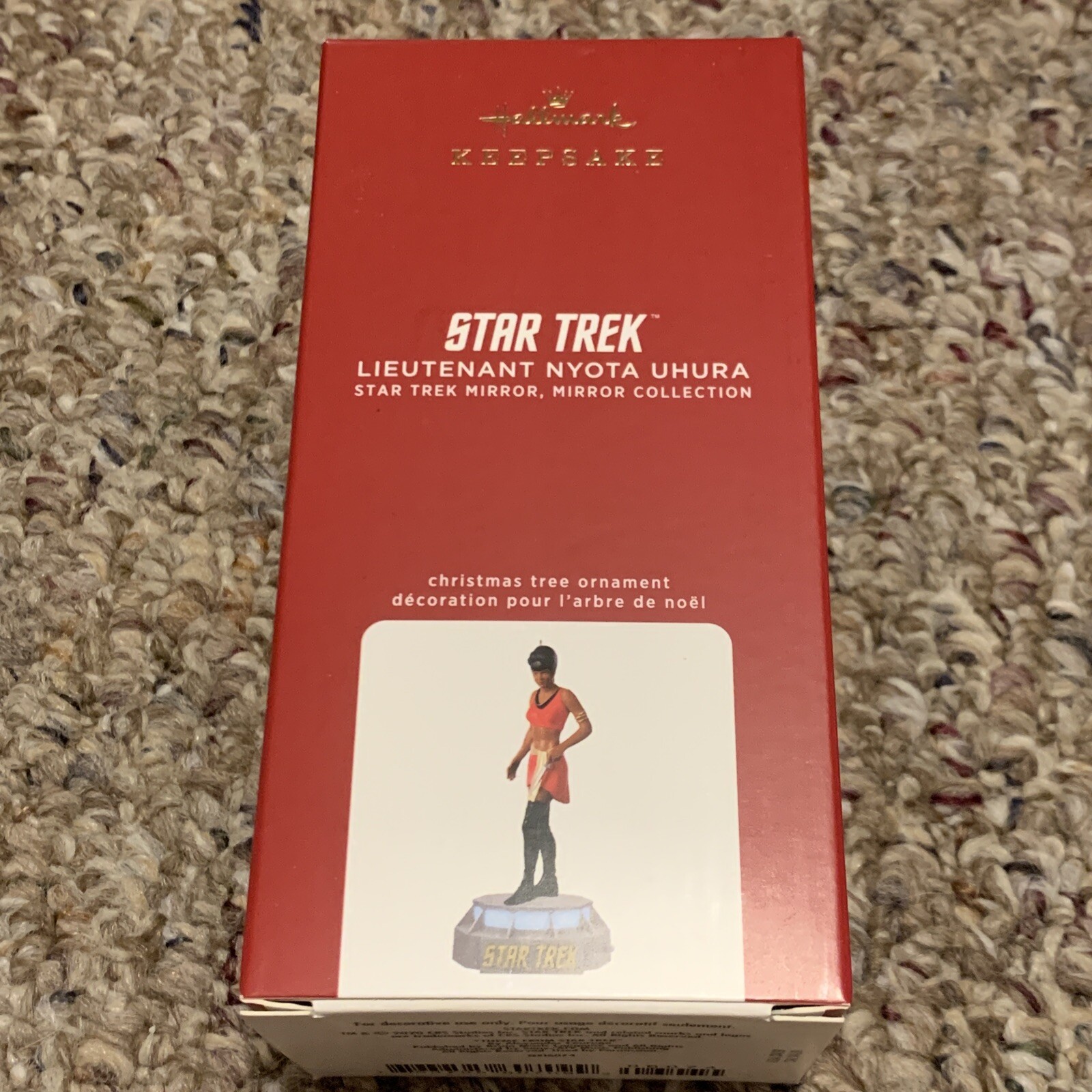 Hallmark Star Trek USS Enterprise Christmas Tree Topper & All 7