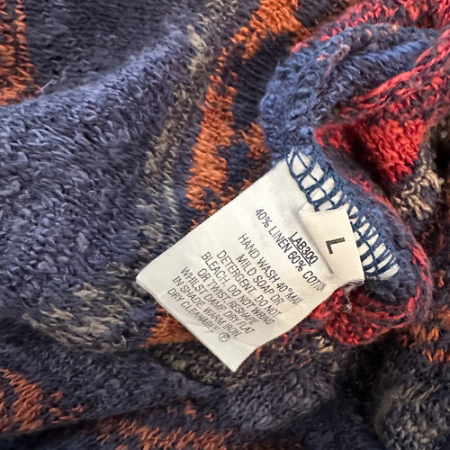 Vintage Coogi Australia Linen 90s Knit Sweater Unisex Bold Colourful Rare Jumper - Picture 3 of 6