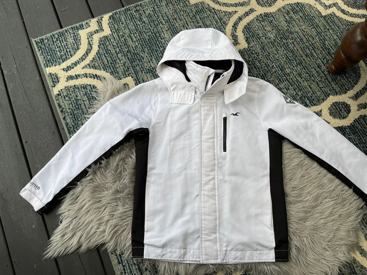 Hollister Men’s The All Weather Collection White Jacket M