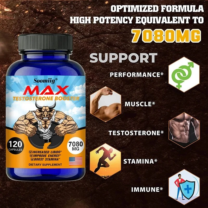 Muskelzuwachs Extrem Kapseln Testosteron Booster Anabol Steroide 30 - 120Kapseln - Bild 4 von 4