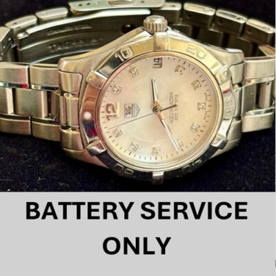 TAG Heuer Quartz Battery Replacement Service – 12 Months Warranty UK