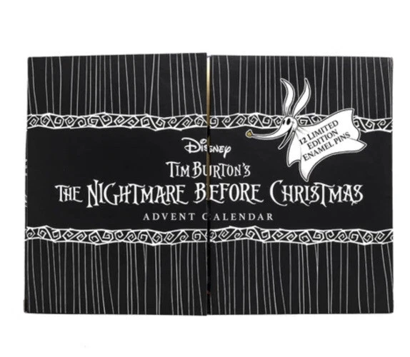 NEW LE Loungefly Disney Nightmare Before Christmas Enamel 12 Pin Advent Calendar