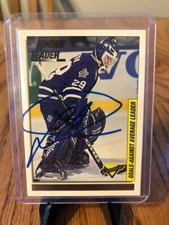 Felix PotvinToronto Maple Leafs NHL Autograph Auto 1993 Topps Premier NO COA!!