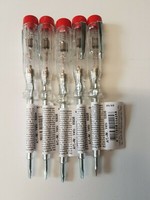 5X SpannungsprüFer StromprüFer PhasenprüFer 140Mm, 110-250V Vde Made In Germany