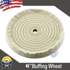 6" Inch Buffing Polishing Wheel 5/8 Arbor Buffer Polish